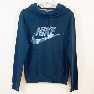 Nike | Cowl Neck Hoodie Black Sweatshirt